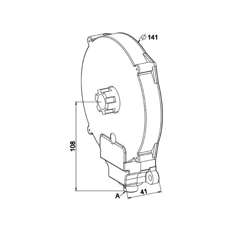 Treuil Conipact 1:5.2 FC 6P7-Crabot ZF 16/27 C163Couple ConiqueZURFLUH-FELLER