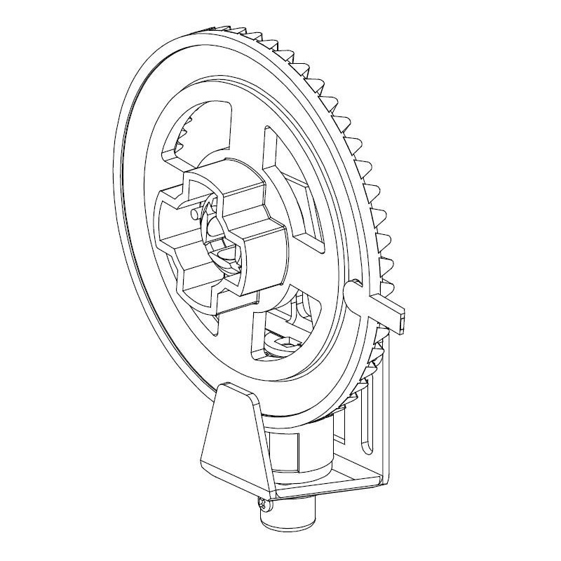 Couronne pour Treuil couple Conique 1:5 FC Diamètre 150 mm ET08000Couple ConiqueDEPRAT