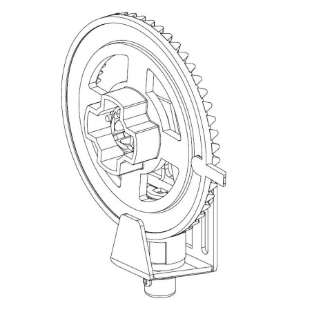 Couronne pour Treuil couple Conique 1:5 FC Diamètre 150 mm ET08000Couple ConiqueDEPRAT
