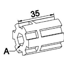 Moyeu Entrainement Alésage 12-6P10