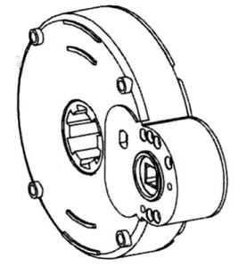 Treuil à sortie Latérale 1:7 CARRE 8-Crabot ZF 22/27 C271ASortie LatéraleZURFLUH-FELLER