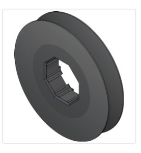 Poulie Mini Diamètre 140 mm pour embout Octo 40-60 2001974Poulies à sangleSIMU-ACCESSOIRES