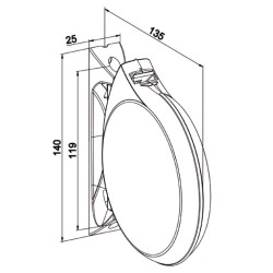 ENROULEUR CONVIVIAL MARRON-G483