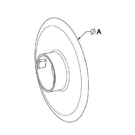 Flasque Diamètre 130 mm