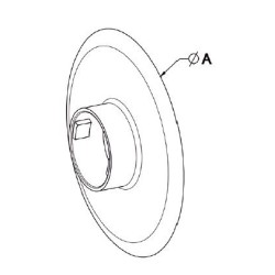 Flasque  Diamètre 170 mm