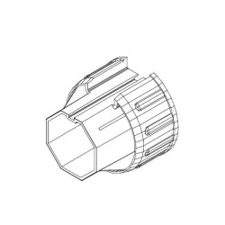 Manchon Réducteur Octo 60-Octo40 T1045Octogonal 40DEPRAT