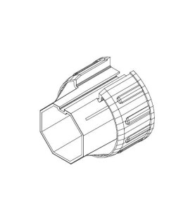 Manchon Réducteur Octo 60-Octo40 T1045Octogonal 40DEPRAT