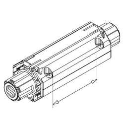 Embout DÉBRAYABLE OCTO 40- Crabot 18/22 T1025Octogonal 40DEPRAT
