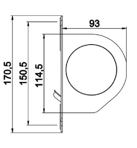 ENROULEUR A ENCASTRER-G473C G473CSangle de 14 mmZURFLUH-FELLER
