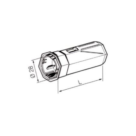 Embout OCTO 40-Poulie Mini
