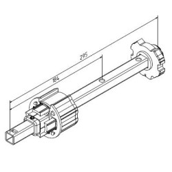 Embout OCTO 40 Télescopique -Carre de 16 mm 2026Octogonal 40DEPRAT