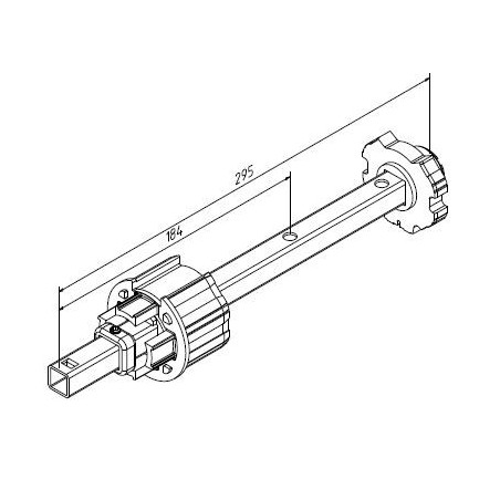 Embout OCTO 40 Télescopique -Carre de 16 mm 2026Octogonal 40DEPRAT