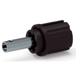 Embout ZF 45 Crabot Femelle Tube D16 mm-Coté Treuil A201Rond ZF 45ZURFLUH-FELLER