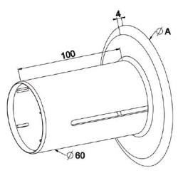Joue  ZF 54 Diamètre 195 mm