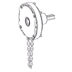 TREUIL CHAÎNETTE DÉBRAYAGE - C401B