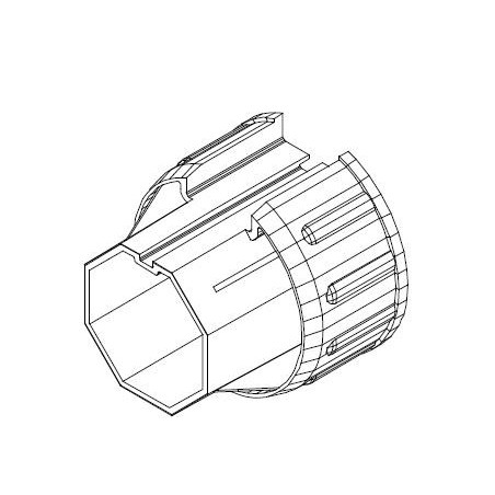 Manchon réducteur OCTO 60-OCTO 40 T1045Octogonal 60DEPRAT