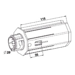 Embout OCTO 60-Crabot Femelle pour Rlt B120