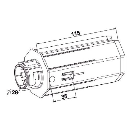 Embout OCTO 60-Crabot Femelle pour Rlt B120