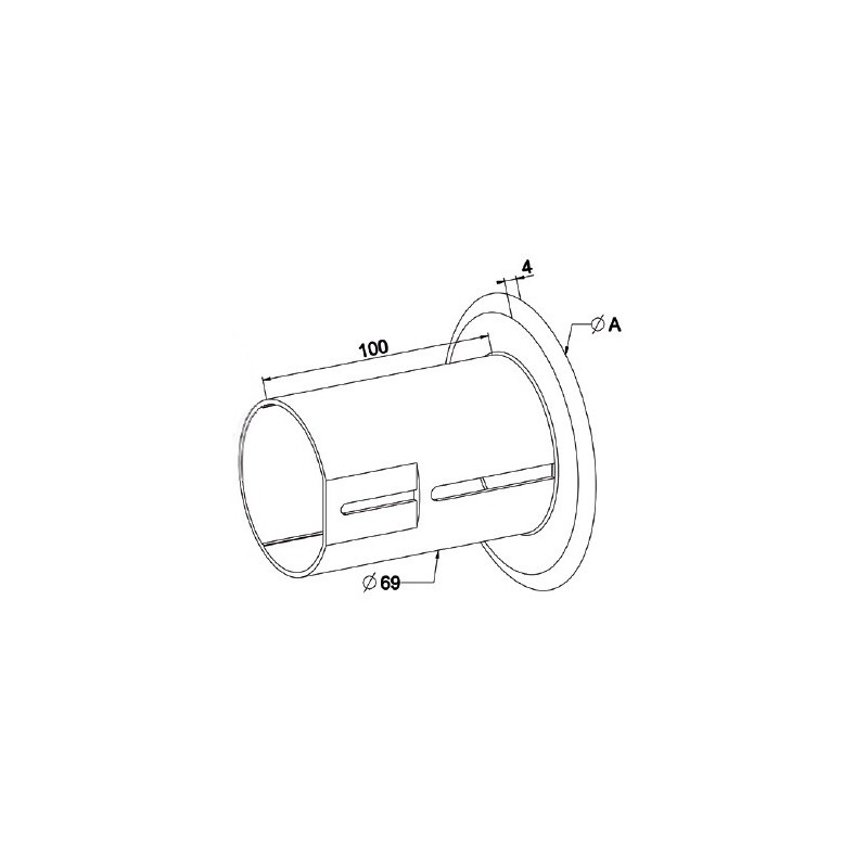 Flasque Diamètre 195 mm OCTO 60 et ZF 64 A509Octogonal 60ZURFLUH-FELLER