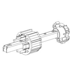 Tandem DP 62 -4 Ergots Dp-Carré 16 mm-Coté Treuil 2025Rond DP 62DEPRAT