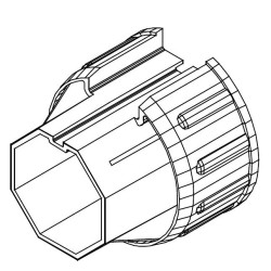 Manchon réducteur DP 62/OCTO 40 T1035Rond DP 62DEPRAT