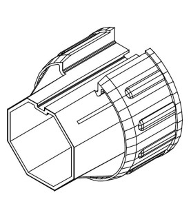 Manchon réducteur DP 62/OCTO 40 T1035Rond DP 62DEPRAT