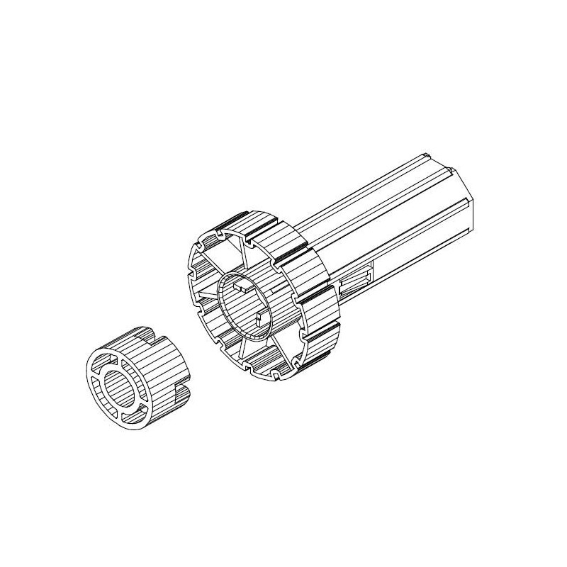 Embout DP 62 pour roulement 28 mm-Coté Opposé SE1030Rond DP 62DEPRAT