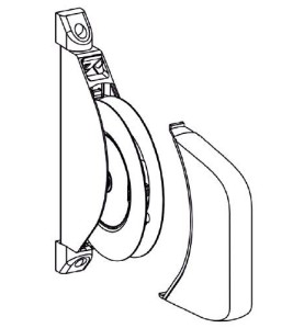 ENROULEUR BLANC POUR CORDON - G540 C G540CChainette-CordonZURFLUH-FELLER