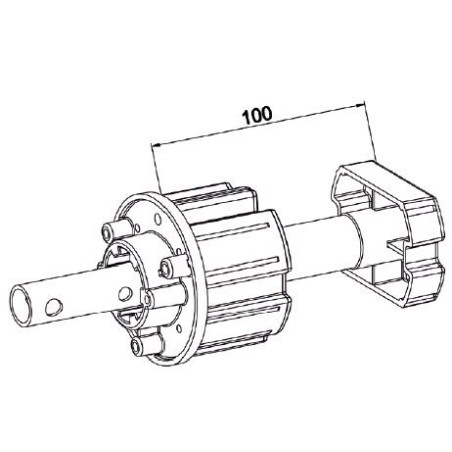 Tandem ZF 64 -Crabot Male 22/27 ZF-D 16-Cote Treuil