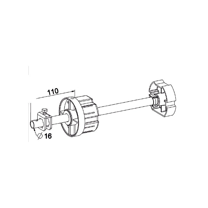Tandem Télescopique ZF 80-170-270-D 16-Coté Opposé A343Rond ZF 80ZURFLUH-FELLER