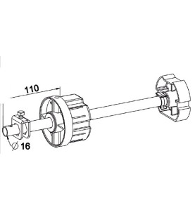 Tandem Télescopique ZF 80-170-270-D 16-Coté Opposé A343Rond ZF 80ZURFLUH-FELLER
