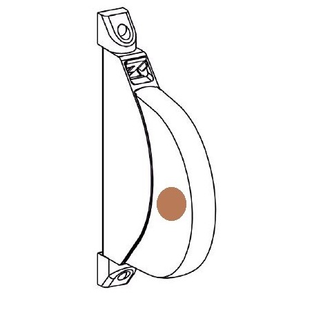 ENROULEUR MARRON POUR CORDON -G543 C G543CChainette-CordonZURFLUH-FELLER