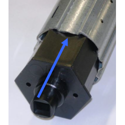 Embout HEXA 50 -D 17 -Carré 8 mm