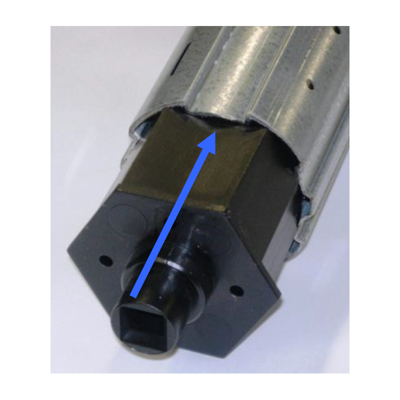 Embout HEXA 50 -D 17 -Carré 8 mm BBEMBH50FHexagonal 50 -bubBubendorff-Acces.