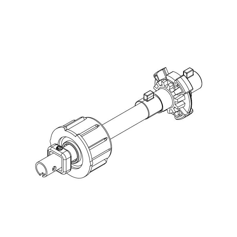 Tandem Télescopique DP53 - R16-LG 220 mm 2037-TCRond DP 53DEPRAT