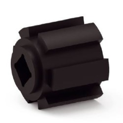 Moyeu Crabot male 22/27 ZF-Trou Carré de 10 mm débouchant A617BRoulement et SupportZURFLUH-FELLER