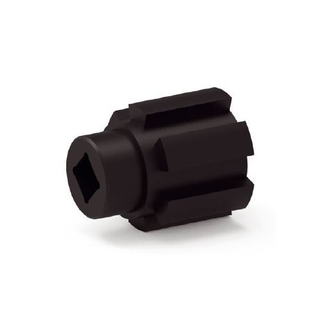 Moyeu Crabot male 22/27 ZF-D18-Trou Carré de 10 mm A629Roulement et SupportZURFLUH-FELLER