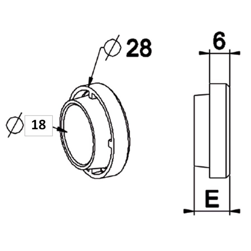 Coussinet palier Diamètre 28/12 mm B131BRoulement et SupportZURFLUH-FELLER