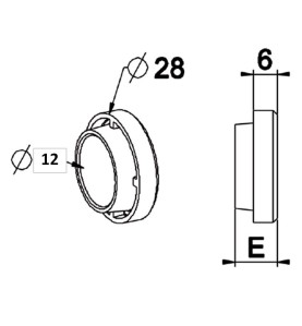 Coussinet palier Diamètre 28/12 mm B131ERoulement et SupportZURFLUH-FELLER