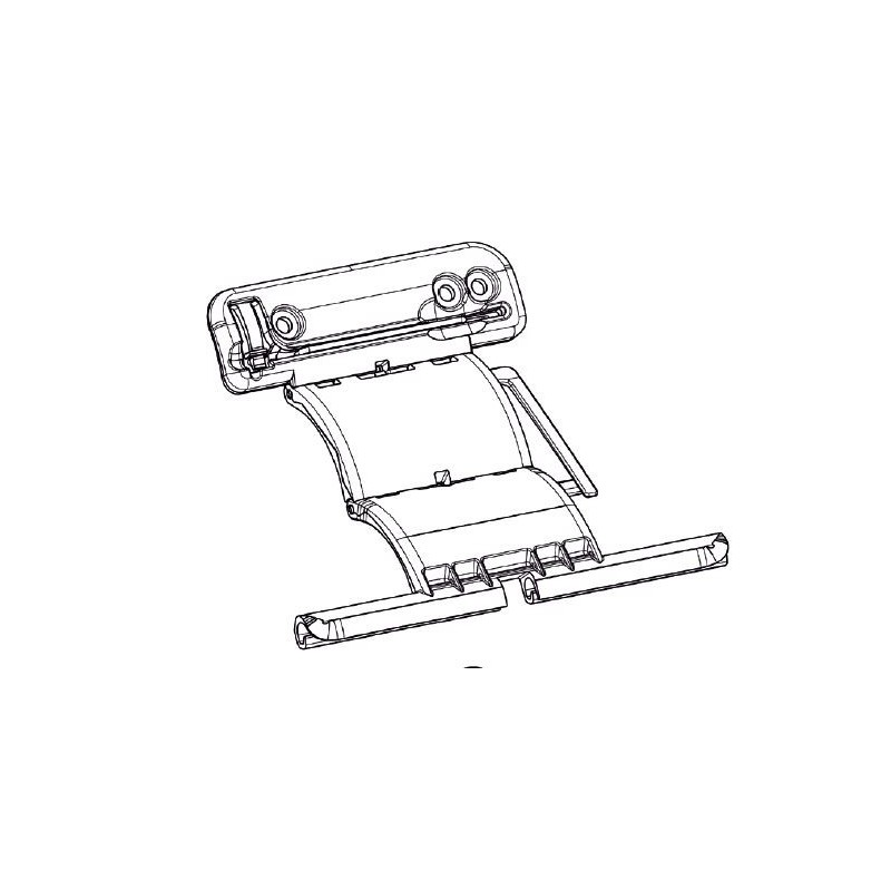 Attache Rigide- 3 MAILLONS-lame de 8 mm-Tube ZF H892MLame de 8 mmZURFLUH-FELLER