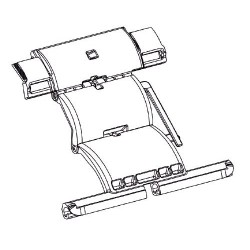 Attache Rigide - 2 MAILLONS-lame de 8 mm-Tube OCTO 40 H891BLame de 8 mmSIMU-ACCESSOIRES