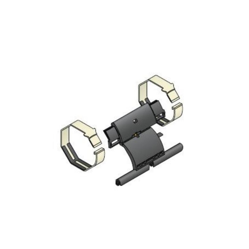 Kit Bague + Attache Rigide - 1 MAILLONS-lame de 8 mm-Tube OCTO 60 2007031Lame de 8 mmSIMU-ACCESSOIRES