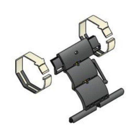 Kit Bague + Attache Rigide - 2 MAILLONS-lame de 8 mm-Tube OCTO 60 2007032Lame de 8 mmSIMU-ACCESSOIRES