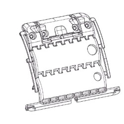 Verrou CLIKSUR - 2 MAILLONS -lame de 14 mm