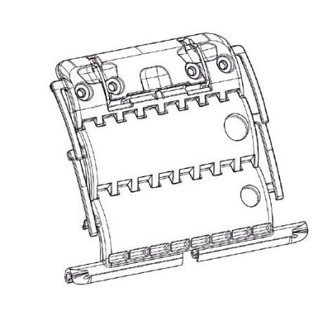 Verrou CLIKSUR - 2 MAILLONS -lame de 14 mm