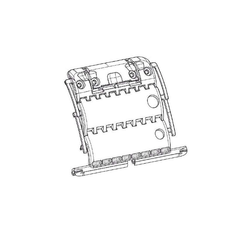 Verrou CLIKSUR - 2 MAILLONS -lame de 8 mm H875EProduits PharesZURFLUH-FELLER