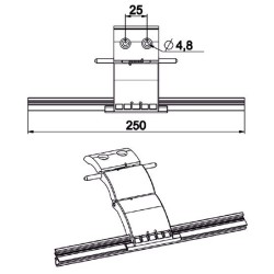 Verrou BLOCKSUR - 1 MAILLONS -lame de 14 mm
