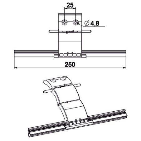 Verrou BLOCKSUR - 1 MAILLONS -lame de 14 mm