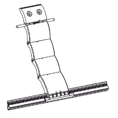 Verrou BLOCKSUR - 4 MAILLONS -lame de 8 mm