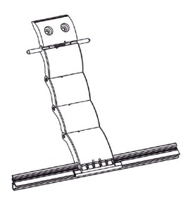 Verrou BLOCKSUR - 4 MAILLONS -lame de 8 mm H846Lame de 8 mmZURFLUH-FELLER